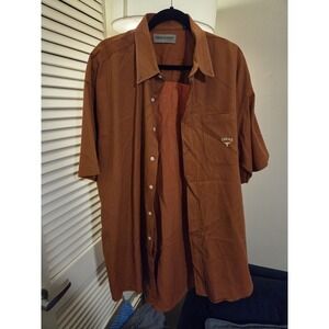 Texas Longhorns Thomas Bros By Hagale Button Up Short Sleeve Shirt Mens